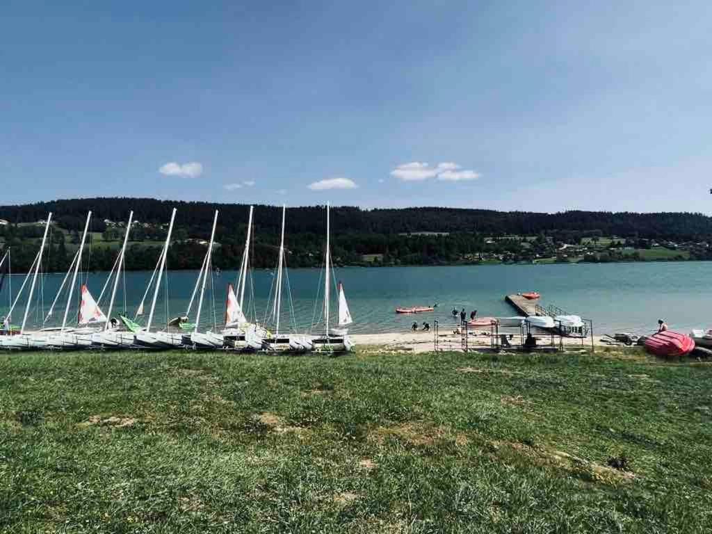 La Parenthese Vue Lac Les Grangettes 외부 사진