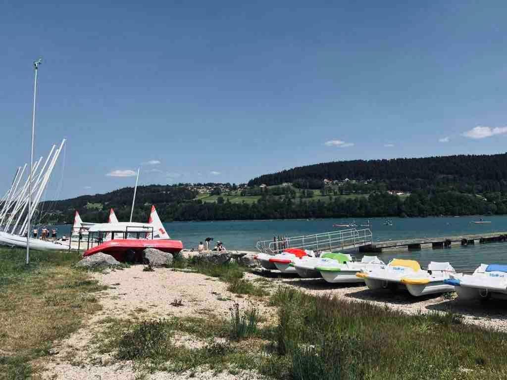 La Parenthese Vue Lac Les Grangettes 외부 사진