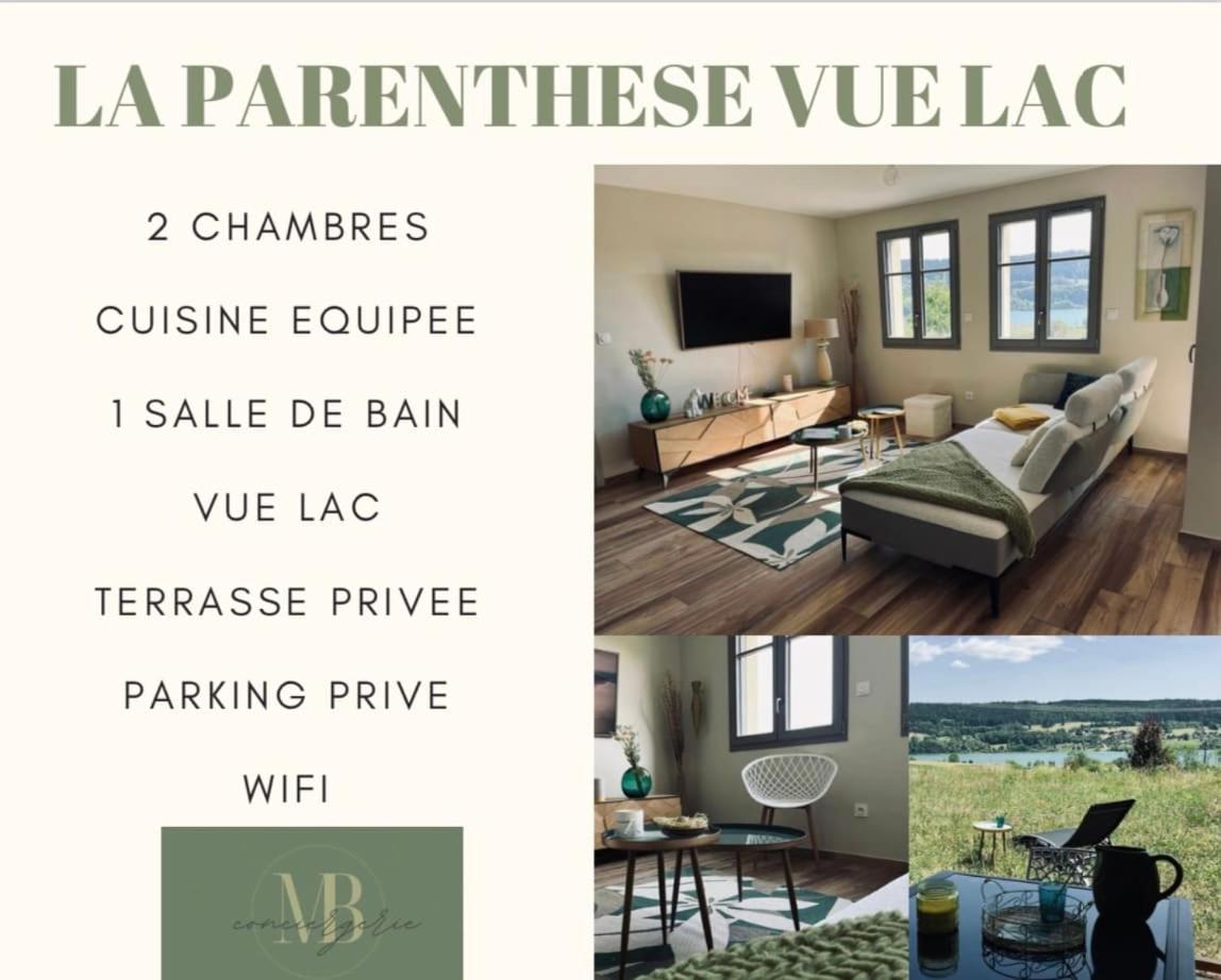 La Parenthese Vue Lac Les Grangettes 외부 사진